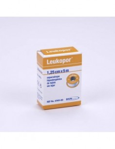 Leukopor Esparadrapo 5X1'4Cm